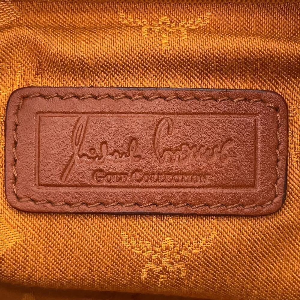 MCM Vintage Visetos Monogram Canvas Toiletry Barrel Bag Nappa Leather Trim - Picture 12 of 16